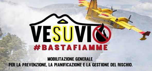 Vesuvio Basta Fiamme: Vesuviani in piazza per il piano di emergenza