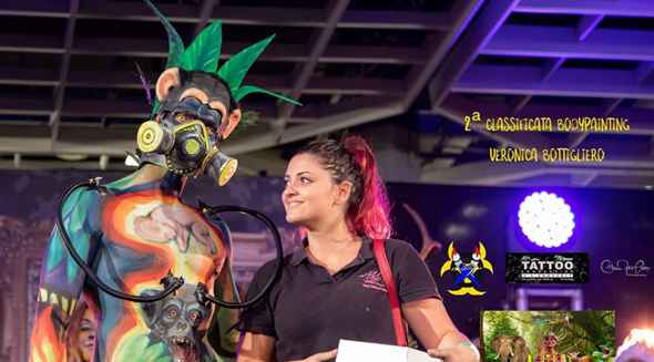 Weronique Art premiata al II° Contest di “Face&BodyPainting”