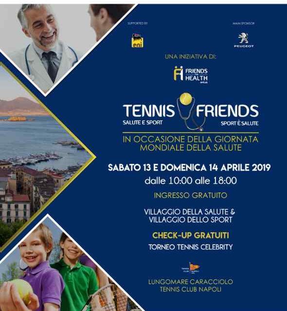 Tennis & Friend, sport e check up gratuiti