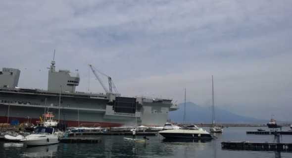 C. Stabia. Varata Trieste, la più grande nave militare italiana costruita nel Dopoguerra