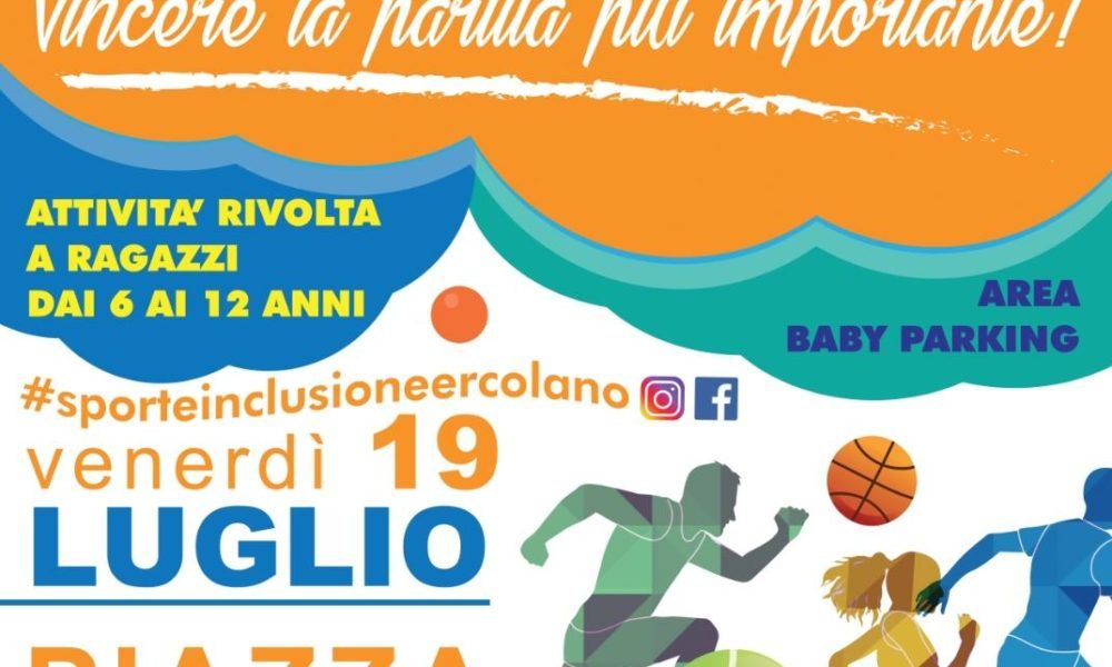 Ercolano, Piazza Pugliano diventa un’arena sportiva per l’appuntamento serale di “Sport in Città”