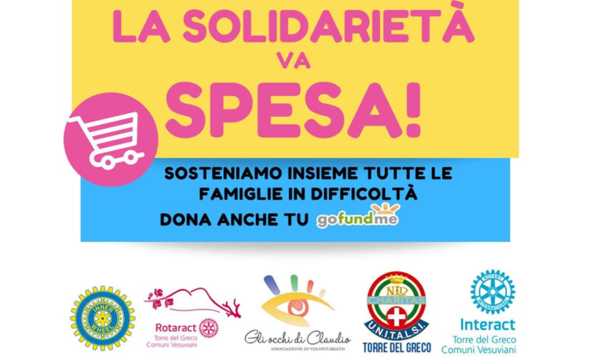 Il Rotaract Club Torre del Greco-CV aderisce alla raccolta fondi per la “spesa solidale”