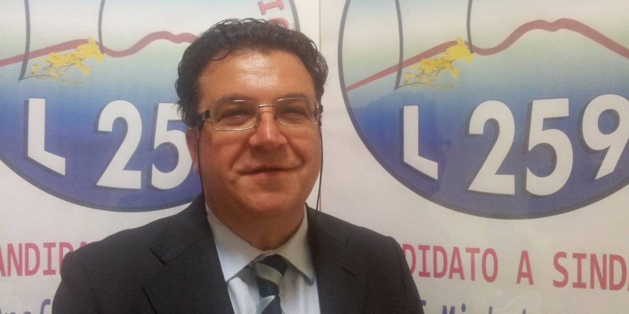 I saluti dell’ex assessore Borriello