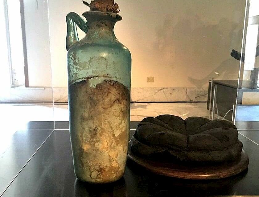 Al Mann riscoperta grazie ad Alberto Angela la bottiglia d’olio più antica al mondo