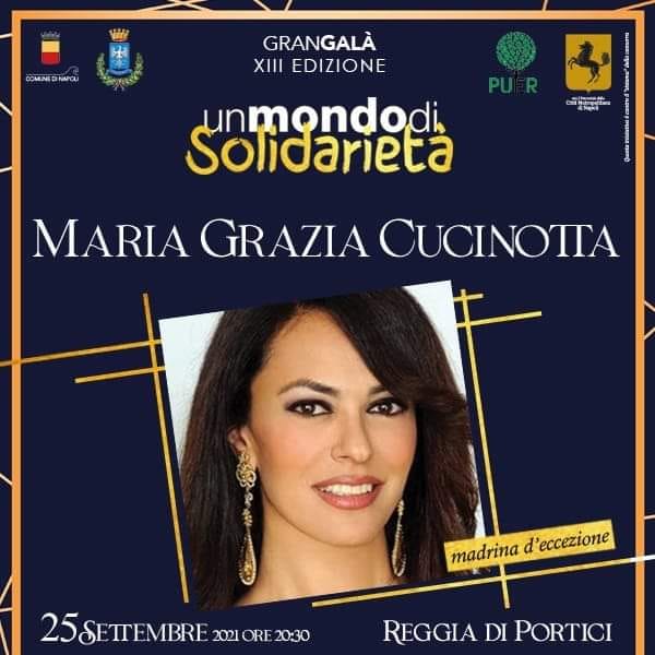 Stasera a Portici “Charity Un Mondo di Solidarietà” organizzato da Mariagrazia Cucinotta. Presentano Maria Mazza e Peppe Iodice