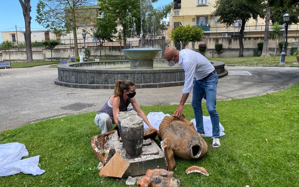 ​Il soldato dell’esercito di Xian ritorna alla sua forma  grazie alla collaborazione Parco Archeologico di Ercolano e Comune di Ercolano