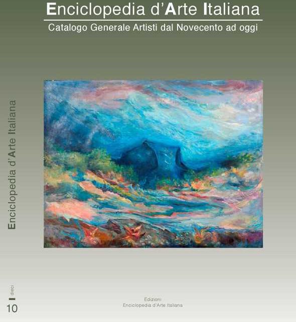 Enciclopedia d’Arte Italiana, il grande pittore Paolo Salvati in copertina