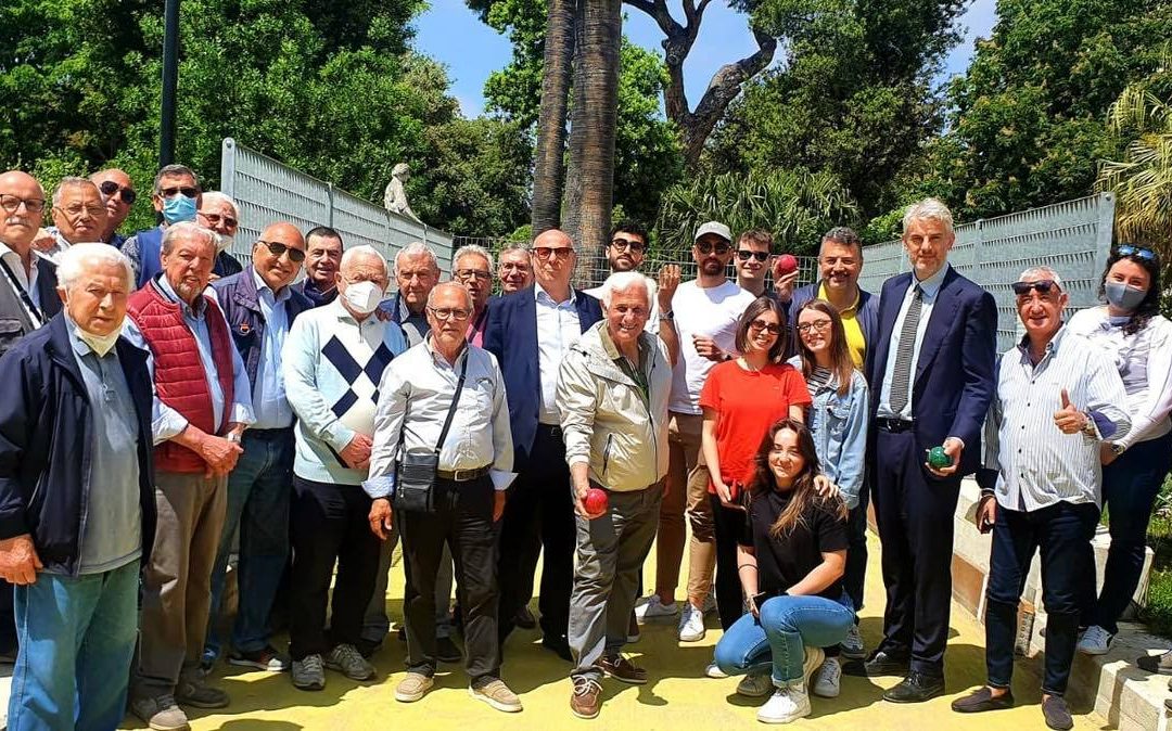 San Giorgio a Cremano. A Villa Bruno inaugurato nuovo campo di bocce regolamentare