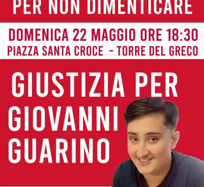 Giovanni Guarino, fiaccolata per non dimenticare il 19enne stroncato senza scrupoli