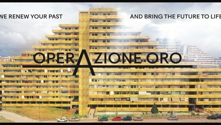 “Operazione Oro”, street art realizzata dall’artista francese Zevs a Ponticelli