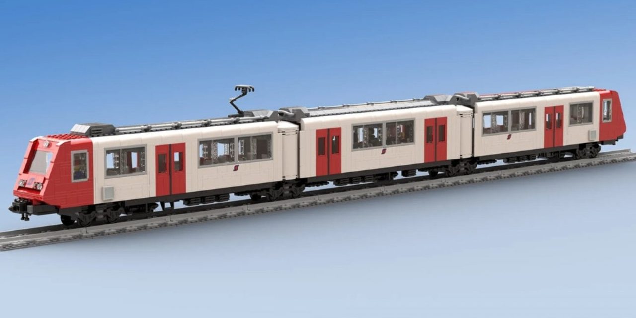 Buone notizie per la Circumvesuviana, Lego riproduce i vagoni tra i modellini in mattoncini