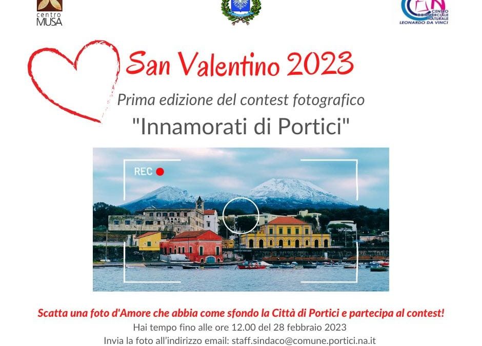 ‘Innamorati di Portici’, il romanticismo e il San Valentino in un contest fotografico a premi