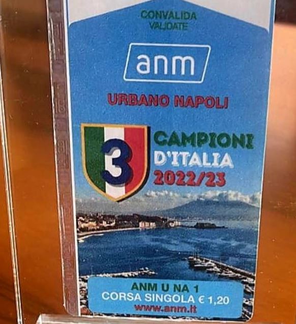Scudetto Napoli: a maggio in vendita biglietto ANM celebrativo che andrà a ruba