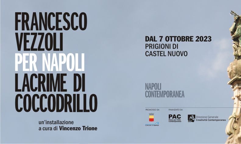 Lacrime di coccodrillo, installazione artistica di Francesco Vezzoli tra mito e leggenda a Napoli