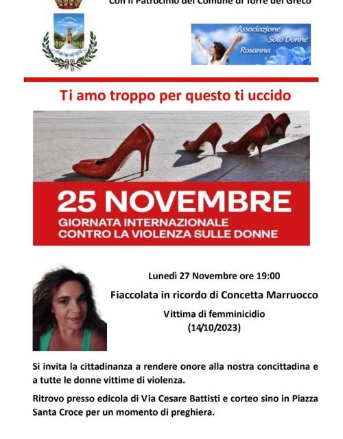 Fiaccolata per Titti, massacrata circa un mese fa