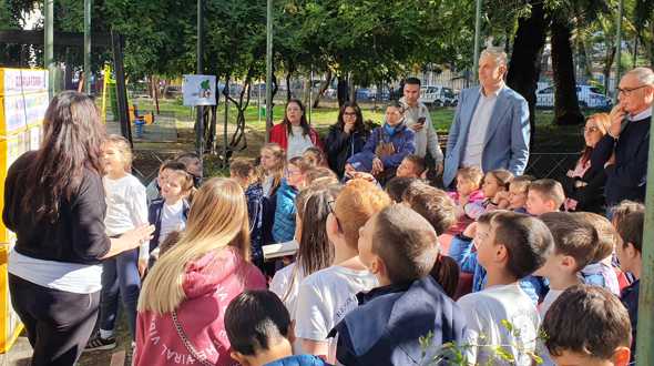 San Giorgio a Cremano. La voce dei bambini in filodiffusione nel Parco Letterario di Villa Falanga