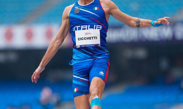 Atletica paralimpica, Mondiali di Nuova Delhi: Cicchetti campione del mondo nel lungo con record europeo.