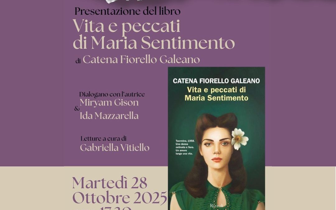 Catena Fiorello Galeano torna a distanza di due anni a San Giorgio a Cremano nella Libreria La Bottega delle Parole