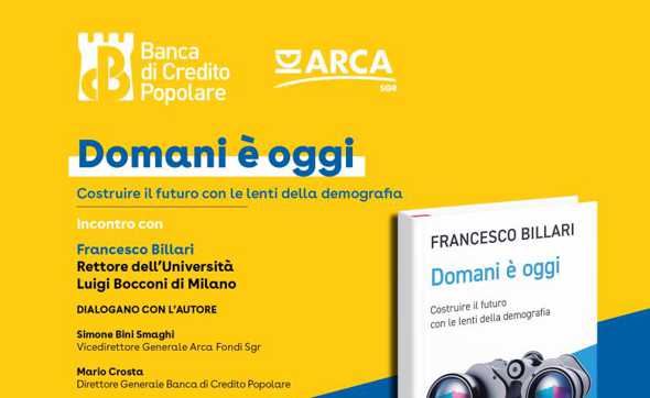 BCP ospita Francesco Billari, demografo e Rettore dell’Università Bocconi, per un dialogo sul futuro del Paese 🗓