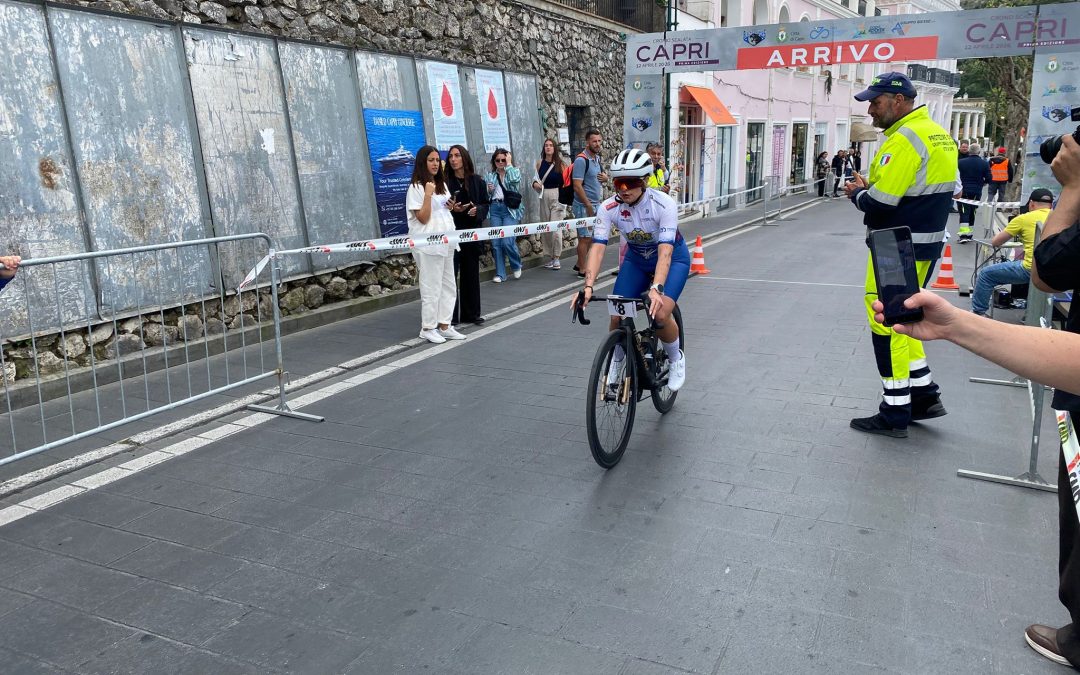 Cronoscalata Capri: Sonny Colbrelli incorona Romolo Gentile e Lidia Principe