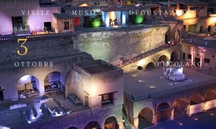 Wine Spot agli Scavi: al Parco Archeologico di Ercolano due serate tra visite notturne, degustazioni enogastronomiche e musica jazz dal vivo
