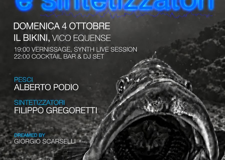 “Pesci e Sintetizzatori” a Il Bikini di Vico Equense il 4 ottobre