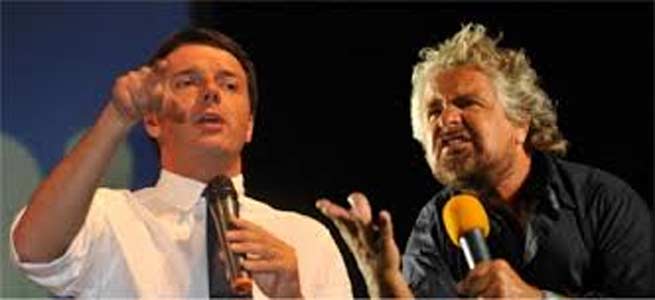 IL VIDEO – Consultazioni Grillo vs Renzi
